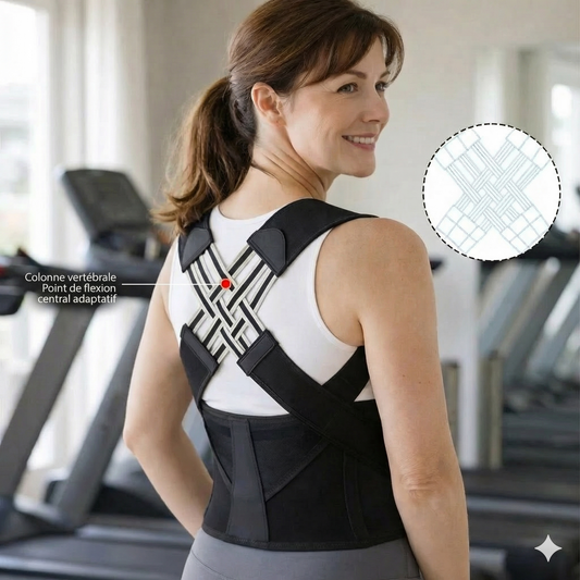 Correcteur de posture invisible Sharkwise — Port toute la journée