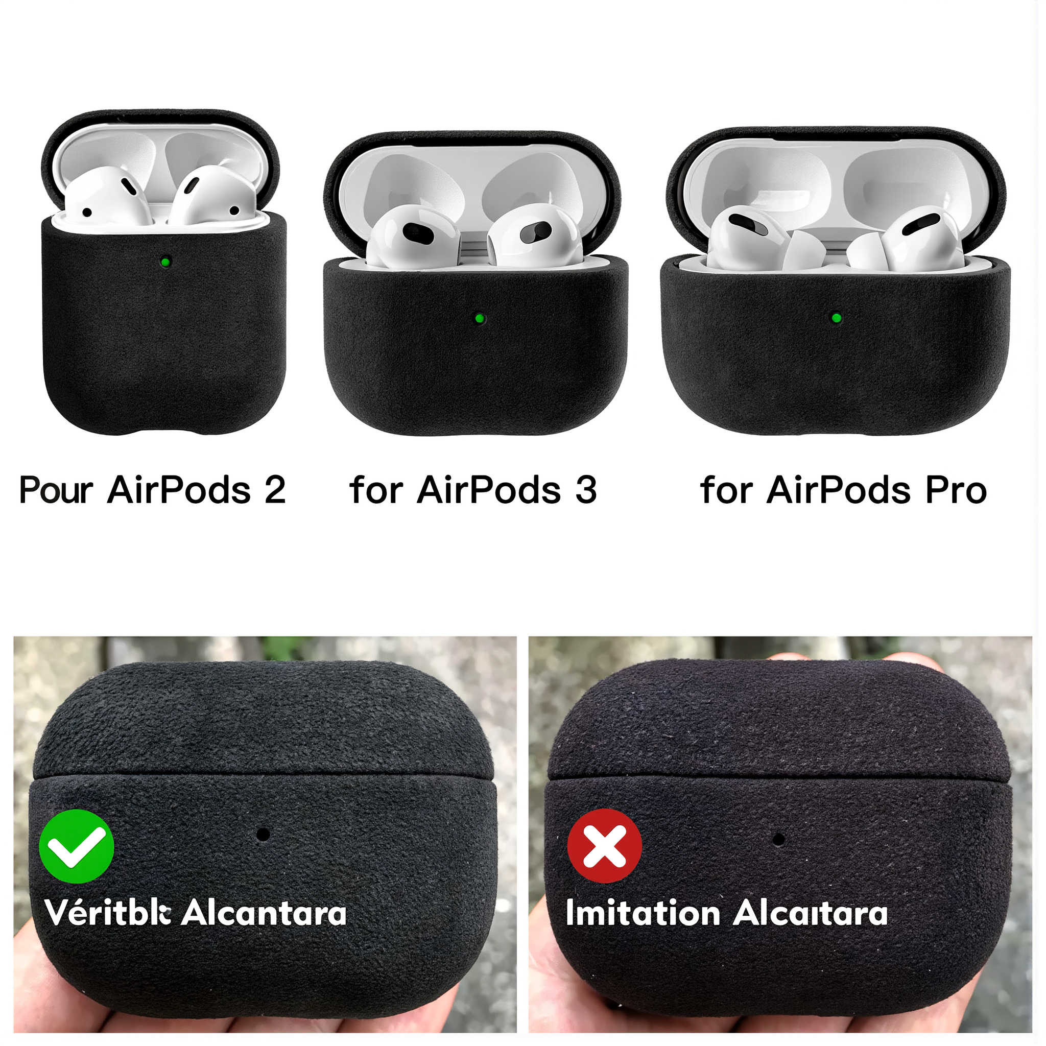 L'Alcantara Italienne pour Vos AirPods